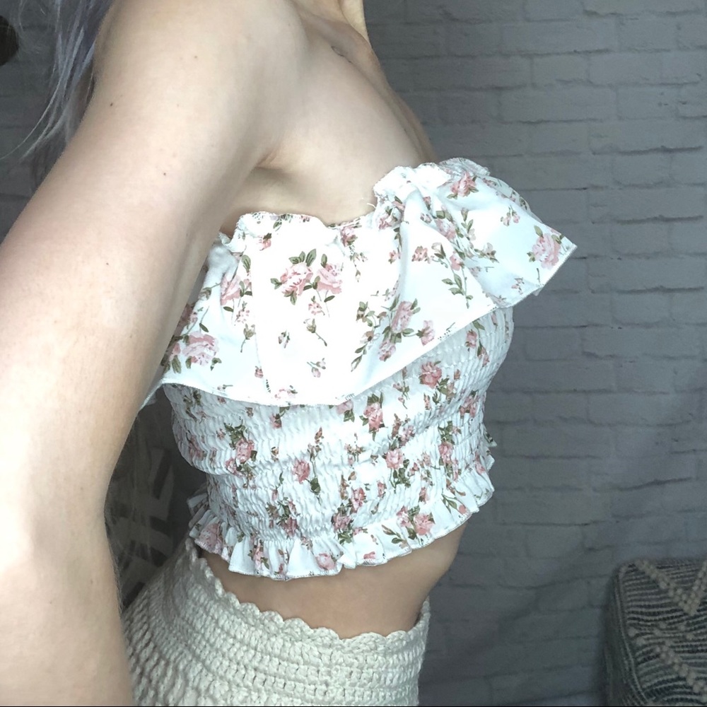 NEW Floral Tube Top - Picture 7 of 9